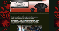 Desktop Screenshot of customembroideryinc.com