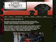 Tablet Screenshot of customembroideryinc.com